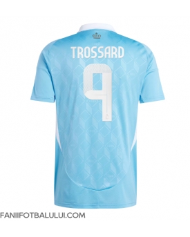Belgia Leandro Trossard #9 Tricou Fotbal Replică European 2024 Barbati Deplasare